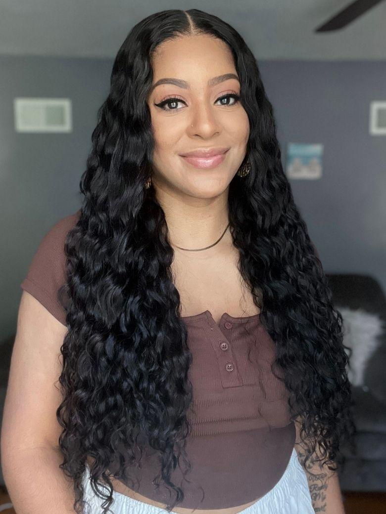 OPHELIA Hair Loose Deep Wave Virgin Human Hair Weft