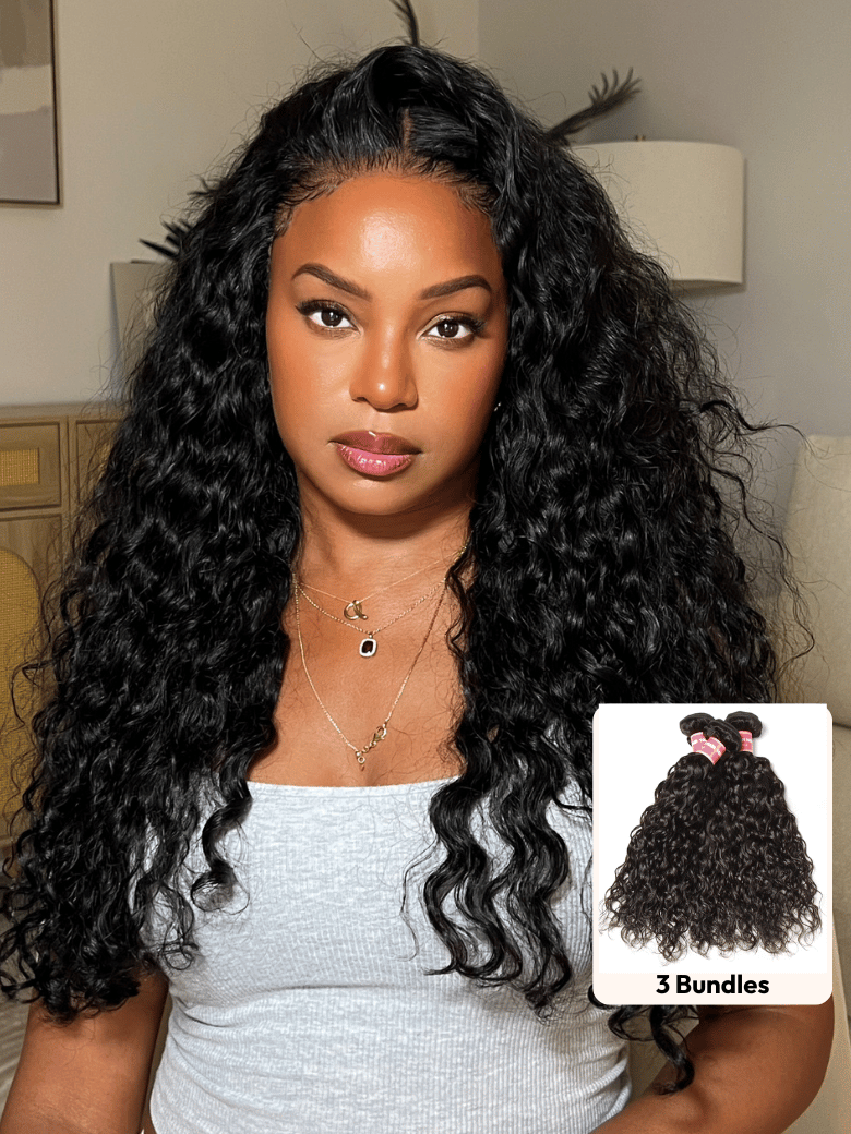 OPHELIA Hair Bundles Water Wave Unprocessed Virgin Human Hair